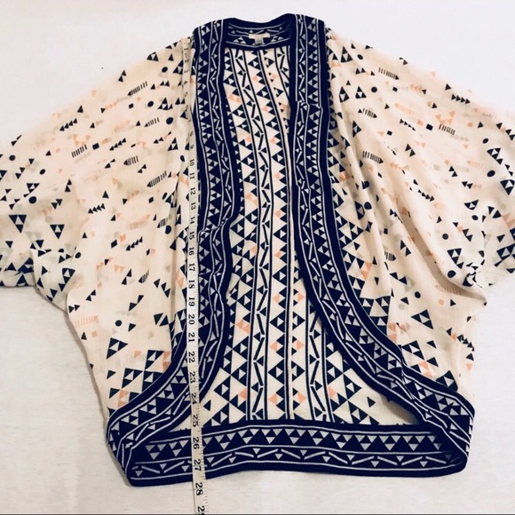 Écote | Tribal Pattern Sheer Blouse | Small - Picture 7 of 8